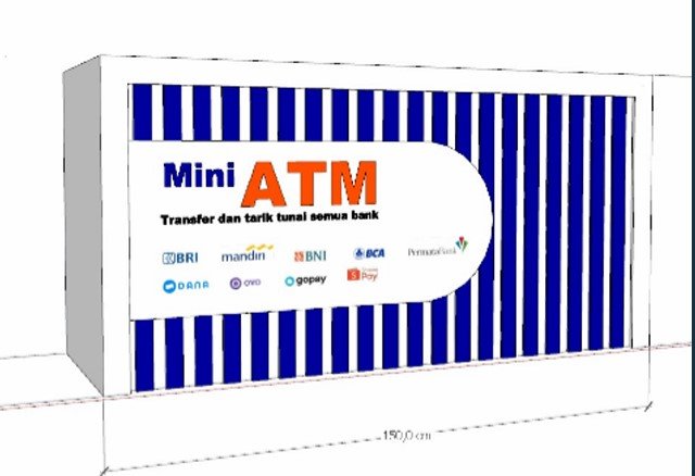 Meja Agen (Salur) P200 cm